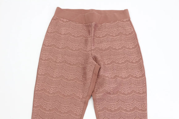 Dusty Pink Lace Tights – Size S | Brand new