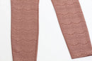 Dusty Pink Lace Tights – Size S | Brand new-3