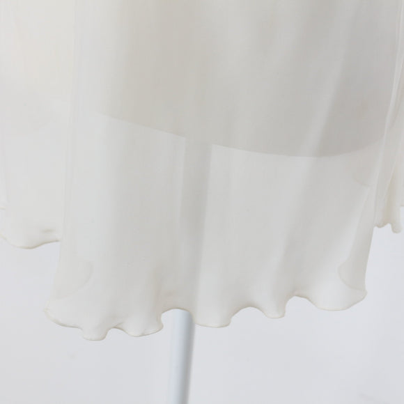 La Senza Cream Satin Babydoll Top – Lace Bust | Size S | Pre-Loved