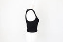 Black Ribbed Racerback Top – Size S | Thrift Finds-3