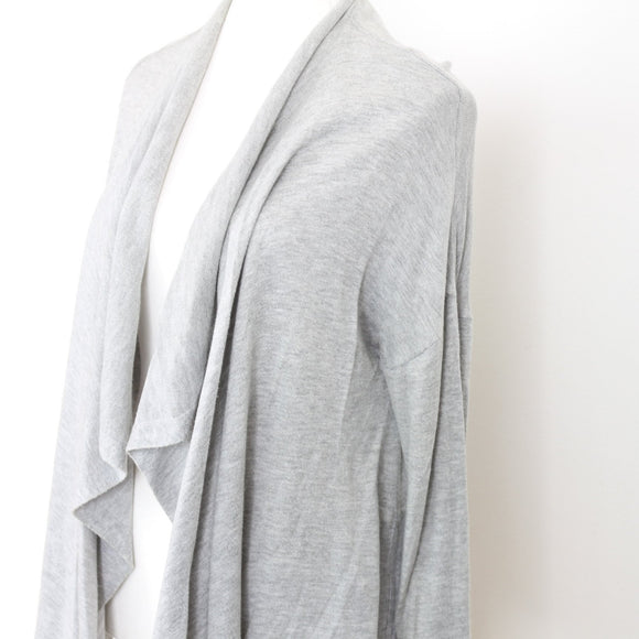 Country Road Grey Waterfall Cardigan – Open Front | Size M | Pre-Loved