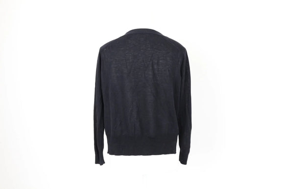 Black 100% Cotton Cardigan – Size S | Thrift Finds