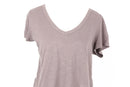 Khaki V-Neck T-Shirt – Size S | Thrift Finds-2