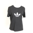 Adidas Originals Black Trefoil Logo T-Shirt | Size L | Pre-Loved-1