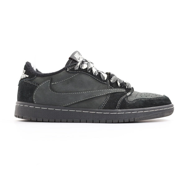 Travis Scott x Air Jordan 1 Low OG SP Black Phantom Sneakers - Size 6