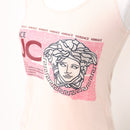 Versace Jeans Couture Pink Medusa Logo Cami Top | Size L | Pre-Loved-3
