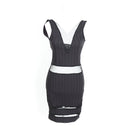 Devota by Shani Boerstra Black Mesh Cutout Mini Dress | Size S | Pre-Loved-1