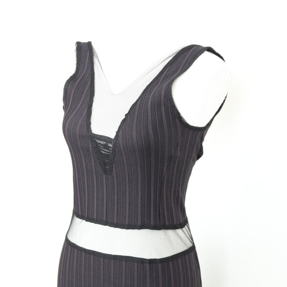 Devota by Shani Boerstra Black Mesh Cutout Mini Dress | Size S | Pre-Loved