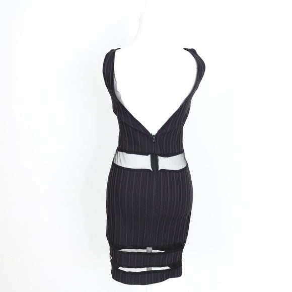 Devota by Shani Boerstra Black Mesh Cutout Mini Dress | Size S | Pre-Loved