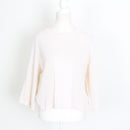Country Road Cream Ribbed Knit Jumper – Funnel Neck | Size S | Pre-Loved-1