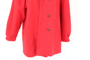 Vintage Red Blazer Coat – Bronze Buttons | Size 12 | Thrift Finds-3