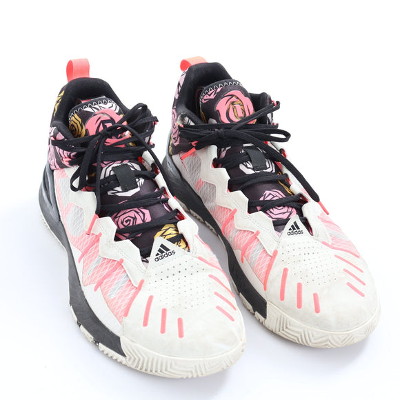 Adidas D Rose Son of Chi White Tint Turbo Basketball Shoes - Size 14
