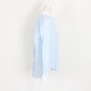 Country Road Blue & White Striped Button-Up Shirt – Contrast Collar | Size S | Pre-Loved-3