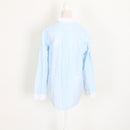 Country Road Blue & White Striped Button-Up Shirt – Contrast Collar | Size S | Pre-Loved-4