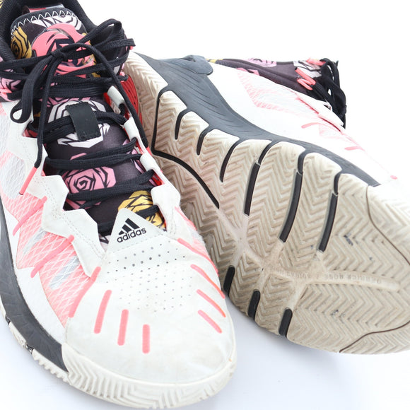 Adidas D Rose Son of Chi White Tint Turbo Basketball Shoes - Size 14
