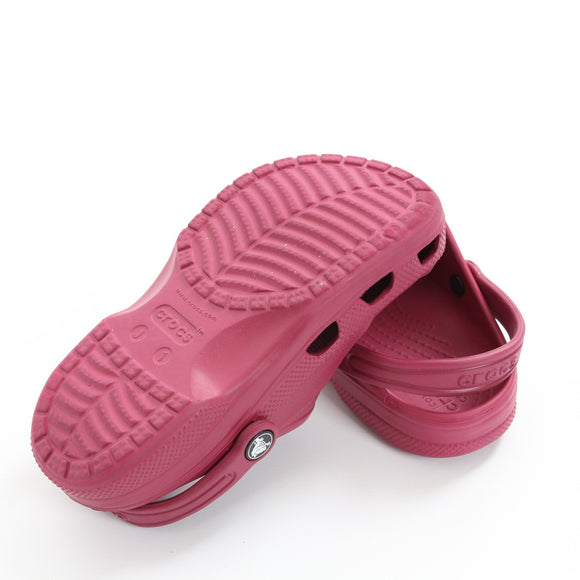 Crocs Magenta Clogs - Size J1