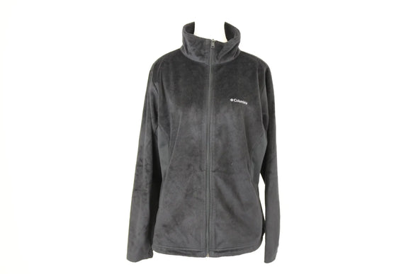 Columbia Black Fleece Winter Jacket – Size XL | Thrift Finds