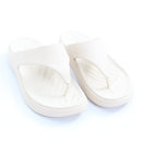 Crocs Cream Platform Flip-Flops - Size W8-2