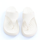 Crocs Cream Platform Flip-Flops - Size W8-3