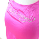Ed Hardy Pink One-Shoulder Mini Dress – Crystal Wing Print | Size XS | Brand New-4