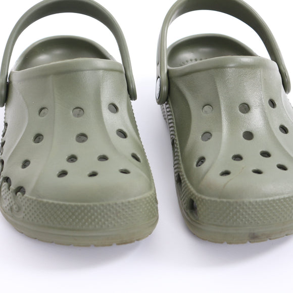 Crocs Olive Green Clogs - Size J2