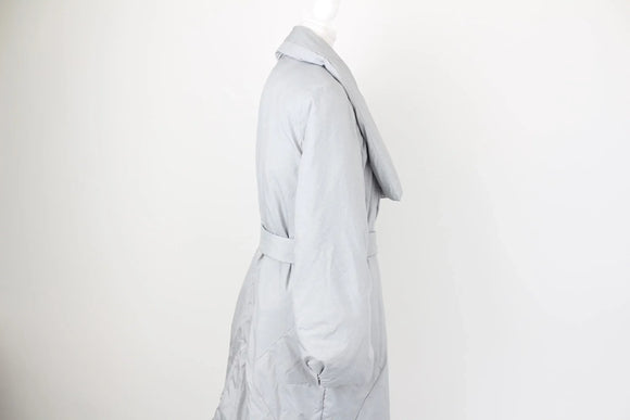 Light Grey Midi Puffer Jacket – Size L | Brand new