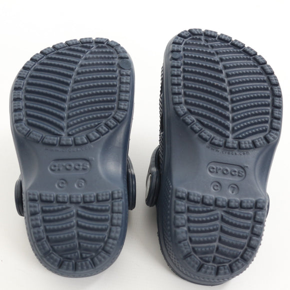 Crocs Navy Blue Clogs - Mismatched Sizes C6/C7