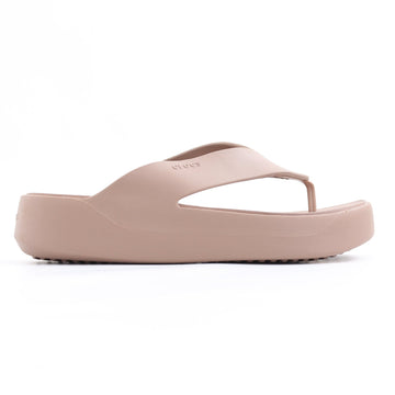 Crocs Beige Platform Flip-Flops - Mismatched Sizes W9/W10