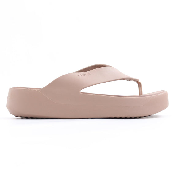 Crocs Beige Platform Flip-Flops - Mismatched Sizes W9/W10