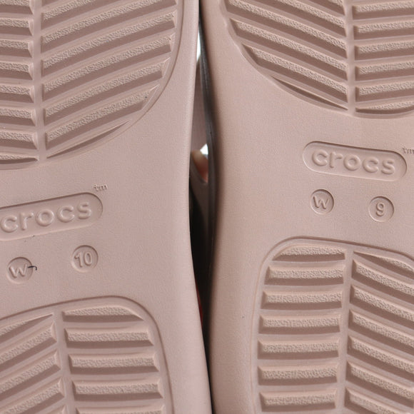 Crocs Beige Platform Flip-Flops - Mismatched Sizes W9/W10