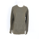 Adidas Olive Crew-Neck Sweater – Kangaroo Pocket | Size M | Pre-Loved-1