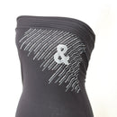 Dolce & Gabbana Black Strapless Logo Mini Dress | Size M | Pre-Loved-2
