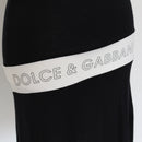 Dolce & Gabbana Black Strapless Logo Mini Dress | Size M | Pre-Loved-3