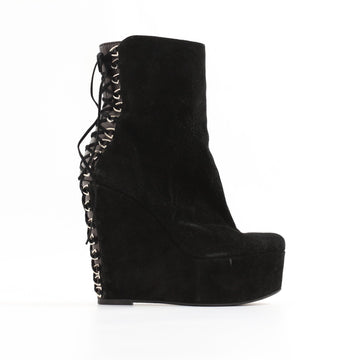 Tsakiris Mallas Suede Platform Ankle Boots - Size 38