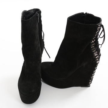 Tsakiris Mallas Suede Platform Ankle Boots - Size 38 - 0