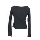 Marc by Marc Jacobs Black Logo Long-Sleeve Top | Size S | Pre-Loved-3