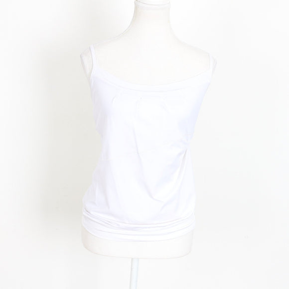 Adidas White Strappy Gym Tank – Built-In Bra | Size 10 | Pre-Loved