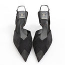Zara Mesh Pointed-Toe Slingback Shoes - Size 37-2