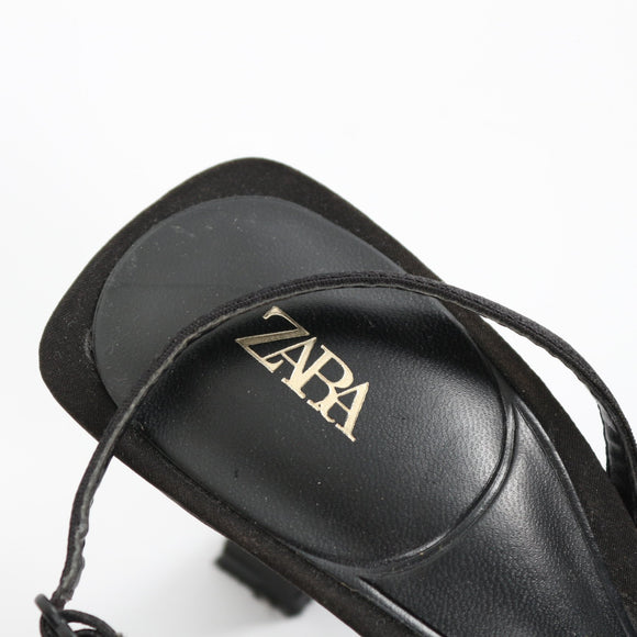 Zara Mesh Pointed-Toe Slingback Shoes - Size 37