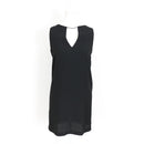 Lea Rome Black V-Neck Shift Dress | Size 2 | Pre-Loved-1
