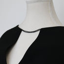 Lea Rome Black V-Neck Shift Dress | Size 2 | Pre-Loved-2