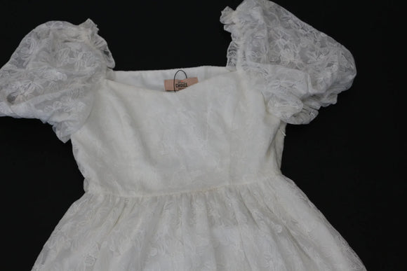 Cream Lace Midi Dress – Size S | Brand new