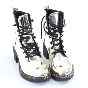 Castelon Silver Heeled Ankle Boots - Size 37 - 0