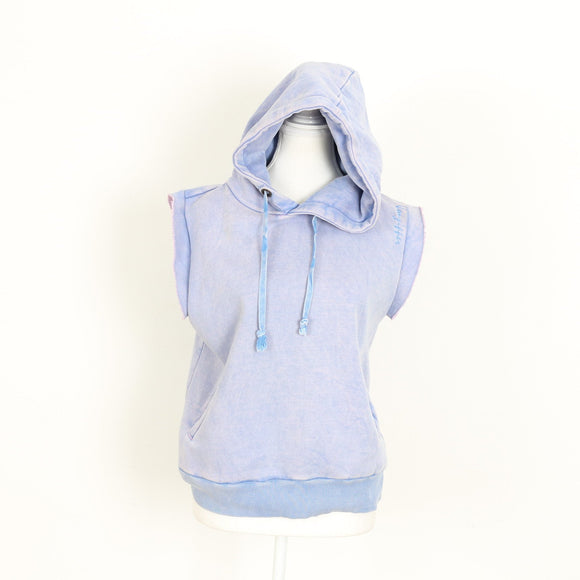 Von Zipper Lilac Sleeveless Hoodie – Kangaroo Pocket | Size 10 | Pre-Loved