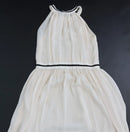 Cream Chiffon Halter Neck Dress – Size M | Thrift Finds-1