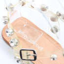 Jeffrey Campbell Clear Rhinestone Sandals - Size 39-4