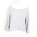 Sissy Boy Grey Wide-Neck Sweat Top | Size S | Pre-Loved-1