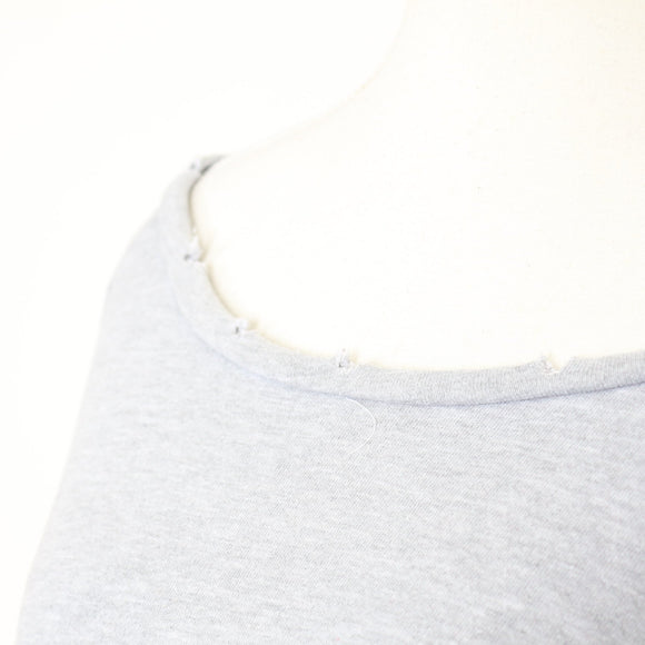 Sissy Boy Grey Wide-Neck Sweat Top | Size S | Pre-Loved