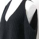 Black Chunky-Knit Jersey with Cut-Out Details - Size S-2