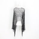 Black Poncho and Scarf-1